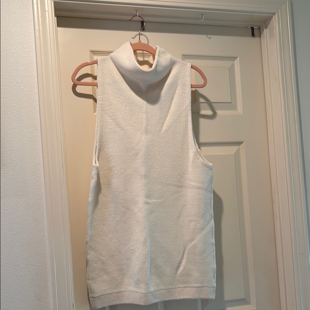 Free People Cream Cowl Neck Sweater Dress